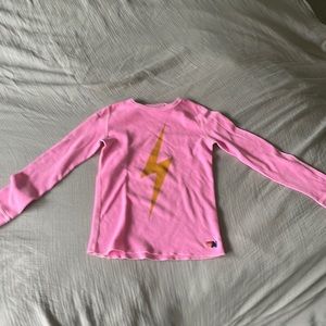 stretchy waffle long sleeve aviator nation tee- discontinued